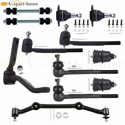 #ad 12pcs Ball Joints Center Link Tie Rod Ends Kit Fits 83 95 Chevy S10 K5208 K5254 $87.19