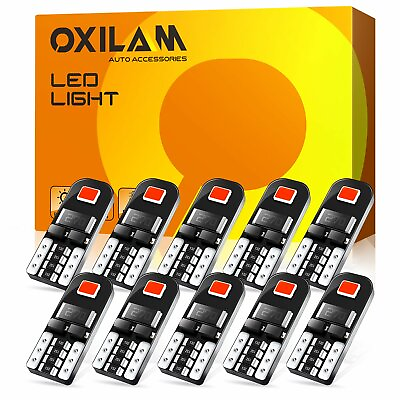 #ad 10X Red LED Inner Tail Light Bulbs Super Bright 2825 168 192 194 175 2821 T10 $8.99
