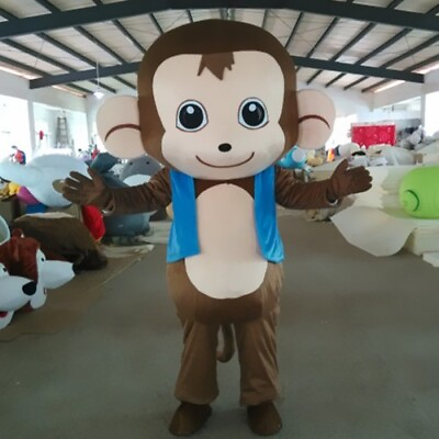 #ad Monkey Mascot Costume Cosplay Party Dress Clothing Halloween Adults $136.80