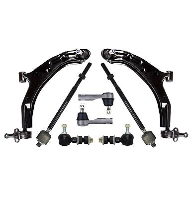 #ad New Control Arms Inner amp; Outer Tie Rod Ends Sway Bar Kit for Nissan Sentra 01 06 $90.31