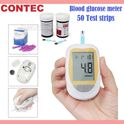 #ad #ad CONTEC KH 100 Blood Glucose Meter Suger Test Diabetic MonitorFree 50pcs Strips $19.99