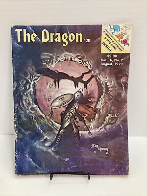 #ad The Dragon Magazine Issue 28 Vol 4 No 2 August 1979 SR Dungeons And Dragons $64.99