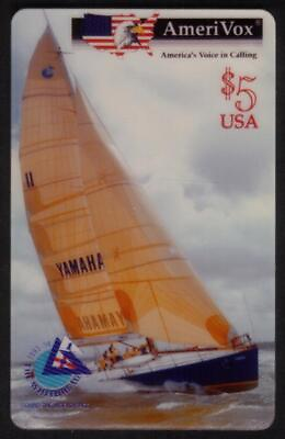#ad $5. Whitbread 60 Round The World Sailing Yacht Race: Yamaha TEST Phone Card $13.97