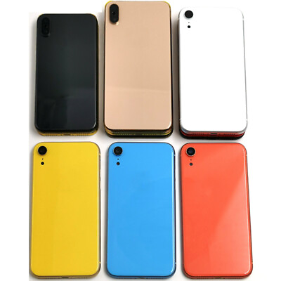 #ad Battery Housing Chassis Frame Glass Cover Replacement For iPhone X XR XS 11 12 $56.99