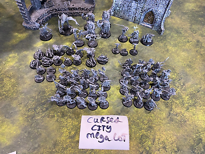 #ad Warhammer Age Of Sigmar Soulblight Gravelords Cursed City with 40 x Skeletons $165.00