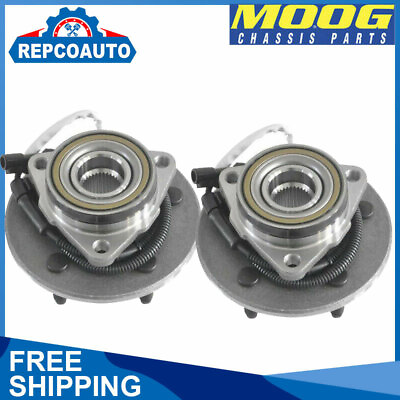 #ad 2X MOOG Front Wheel Hub Bearing fit for 2000 2004 Ford F 150 2004 F 150 Heritage $151.76