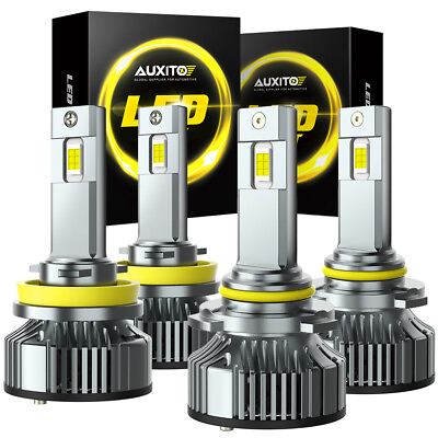 #ad AUXITO LED Headlight Light Bulbs 100000LM 6500K 9005 HB3 H11 H8 H13 9012 D1S D3S $9.99