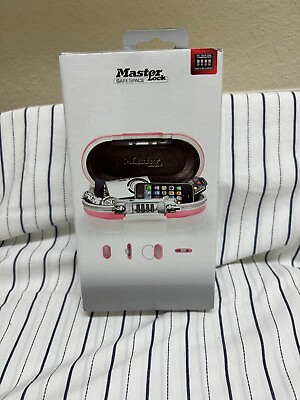 #ad Master Lock SAFE SPACE Portable Personal Safe 5900DPNK USED $18.99