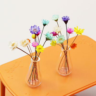 #ad 1set Mini Jardiniere Lightweight Lovely Mini Vase Model Furniture Creative $8.61