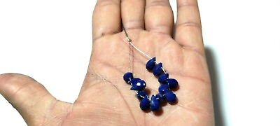 #ad 30Cts Natural Lapis Lazuli Teardrop 6x10mm Faceted Loose Gemstone Beads 2quot;Inch $18.99