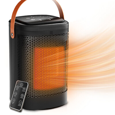 #ad 1500W Space Heater Ceramic Electric Space Heater Portable Heaters Thermostat $49.99