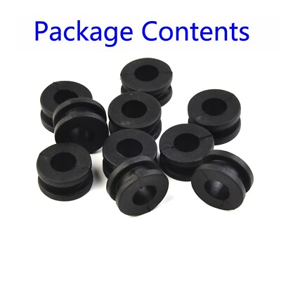 #ad 10*Universal Motorcycle Rubber Grommet Mount Set Side Cover Fender High Quality $5.54