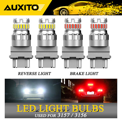 #ad AUXITO Backup Reverse Brake 3157 LED Stop Light Bulbs for Ford F 150 1997 2017 $22.99