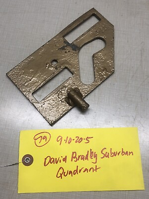 #ad 1959 1961 David Bradley Suburban Reverse Plate Quadrant $27.14