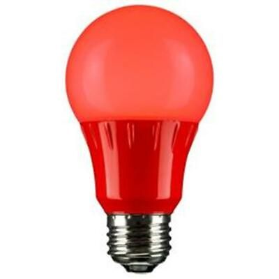 #ad LED A Type Color Red 3W Light Bulb Medium E26 Base Sunlite 80148 SU $7.95