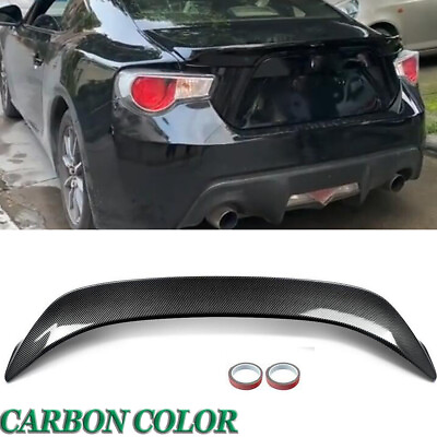 #ad For GT86 Scion FRS Subaru BRZ High kick Duckbill Rear Tunk Spoiler Carbon Look $75.04