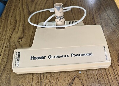 #ad Vintage Hoover Quadraflex Powermatic Vacuum Power Head Attachment Only WORKS $79.95