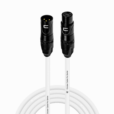#ad 3 Pin XLR Male to Female Balanced Cable Custom Length Color Microphone Cord $131.84