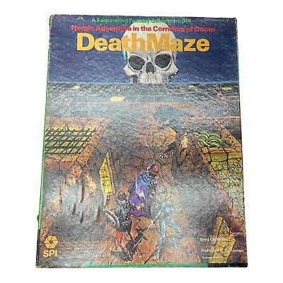 #ad SPI Boardgame DeathMaze Box E160 $35.00