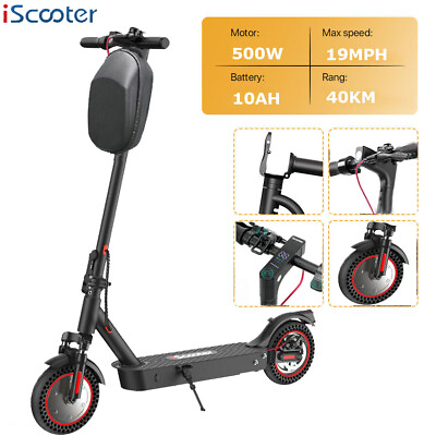 #ad 500W Motor 40Km Electric Scooter Long Range Dual Suspension High Speed E Scooter $357.99