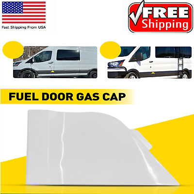 #ad For Ford Transit 150 250 350 350HD 2015 16 17 2023 Fuel Door White Gas Cover Cap $15.19