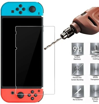 #ad 9H Premium HD Tempered Glass Screen Protector Guard For Nintendo Switch $5.99