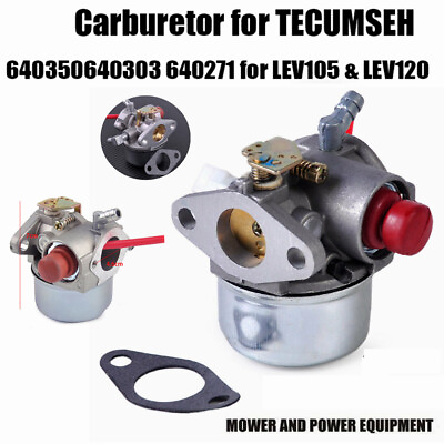 #ad #ad CARBURETOR 640350 For Toro 6.5HP GTS 22IN Recycler Lawnmower Tecumseh Carb Kit $9.43