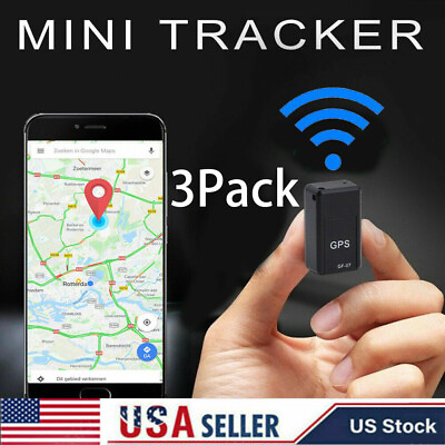 #ad Magnetic Mini GPS Real Time Car Locator Tracker GSM GPRS Tracking Device US GF07 $8.49