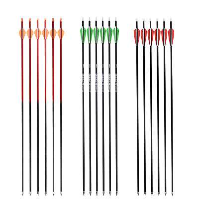 30quot; Mixed Carbon Arrow Targeting Arrows Archery Hunting Shooting Power Practice $36.65