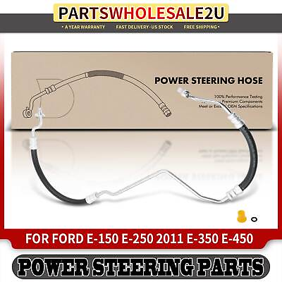 #ad Power Steering Pressure Line Assy for Ford E 150 E 250 2011 Pump To Hydroboost $45.99