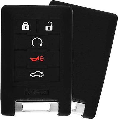 #ad Keyguardz Keyless Remote Car Smart Key Fob Outer Shell Cover Soft Rubber Case fo $14.29