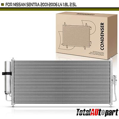 #ad New AC A C Condenser with Receiver Dryer for Nissan Sentra 01 06 L4 1.8L 2.5L $55.89