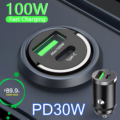 2 Port USB Super Fast Car Charger Adapter For iPhone Samsung Android Cell Phone $8.99