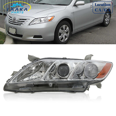 #ad LH Left Driver Side Headlight Headlamp Assembly For 2007 2008 2009 Toyota Camry $47.49