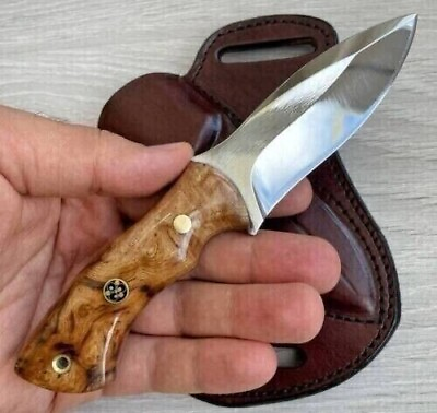 #ad #ad Custom handmade Hunting Knife Carbon Steel 1075 and Bushcraft Knife with sheath $26.99