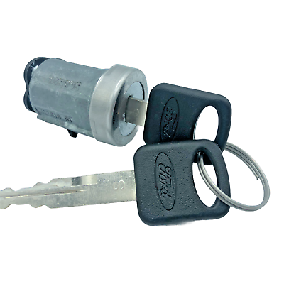 #ad NEW Ford Focus OEM Ignition Lock Cylinder Switch Tumbler W 2 OEM OVAL LOGO KEYS $34.95