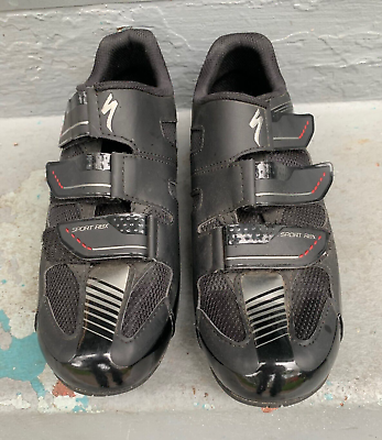 #ad #ad SPECIALIZED SPORT RBX Road SPD Black Cycling Bike Shoes Mens US 7.5 40 $21.99