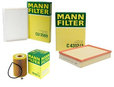 #ad Mann Oil Air Paper Cabin Filter Kit for Dodge Mercedes Sprinter 2500 3500 3.0L $47.95