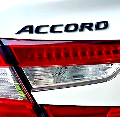 #ad #ad Honda Accord 2018 2022 EX EX L LX Sport Gloss Black Logo Nameplate Emblem Trunk $15.99