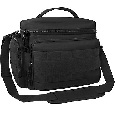 #ad Tactical Lunch Bag Insulated Box Holder Men Military Lunch Cooler Shoulder Strap $23.99