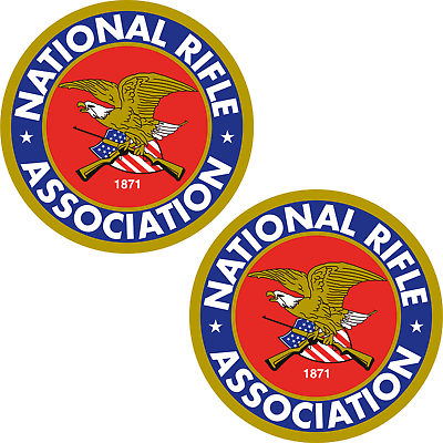#ad #ad 2x National Rifle Association NRA 3 Inch Sticker Laptop Second Amendment Decal $3.69