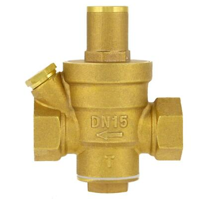 #ad #ad Brass Water Pressure Regulator DN15 15mm Reducing for Home Plumbing $16.99