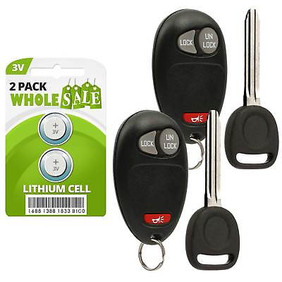 #ad 2 Replacement For 04 05 06 07 08 09 10 11 12 Chevy Colorado Key Fob Remote $12.95