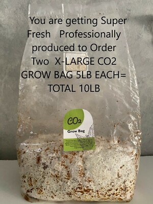 #ad Pack of 2 X Large CO2 Bags Homegrown Organic Carbon Dioxide Booster 10lb total $49.50