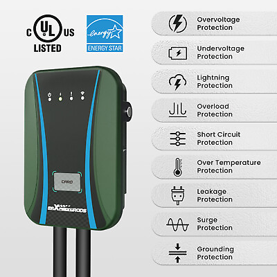 Level 2 Electric Vehicle Charging Station Charger 32 40A 240V App Remote Control $332.67