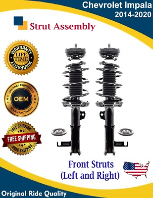 #ad High Quality OE Front Struts for 2014 2020 Chevy Impala 3.6L Lifetime Warranty $265.59