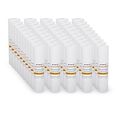 #ad 1 Micron Sediment Water Filter Cartridge for Reverse Osmosis 10quot; x 2.5” 50 PACK $72.95