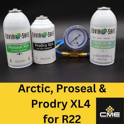 #ad #ad Envirosafe Arctic Air for R22 Proseal XL4 Prodry XL4 and gauge for R 22 $89.99