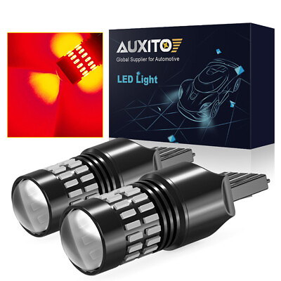 #ad AUXITO 3156 3157 Bulb LED Super RED Brake Tail Light Stop Singal Light 2X $14.99