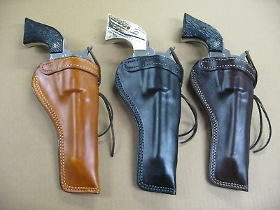 AZULA Leather Strong Side Single Action Revolver Holster For..Choose Gun Model A $49.95